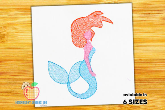 Beautiful Mermaid Sketch: A Seasonal Embroidery Review