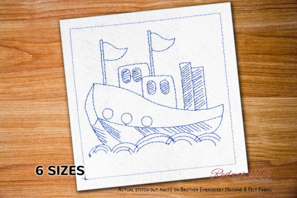 Fishing Boat Lineart: A Seasonal Embroidery Review