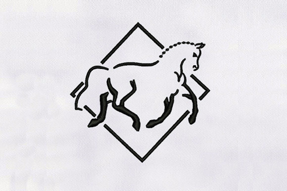 Horse Outline: A Holiday Embroidery Essential