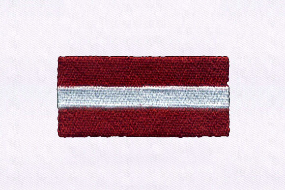 Reviewing the Flag of Latvia Design for Embroidery
