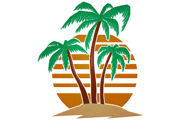 Sunset with Palm Tree Island: A Craft Fair Review